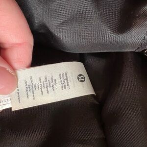 Recently dry cleaned! Black lululemon go getter bag 2.0